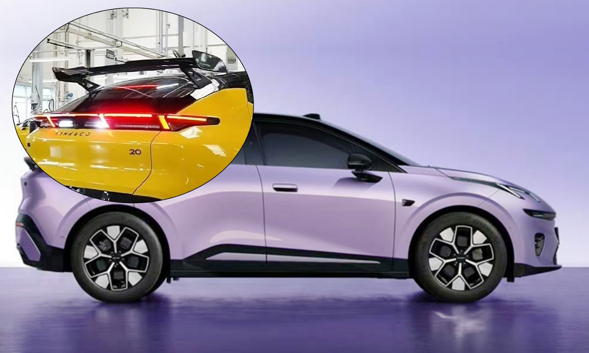Un directivo, por accidente, ha filtrado partes del nuevo SUV eléctrico deportivo de Lynk & Co.