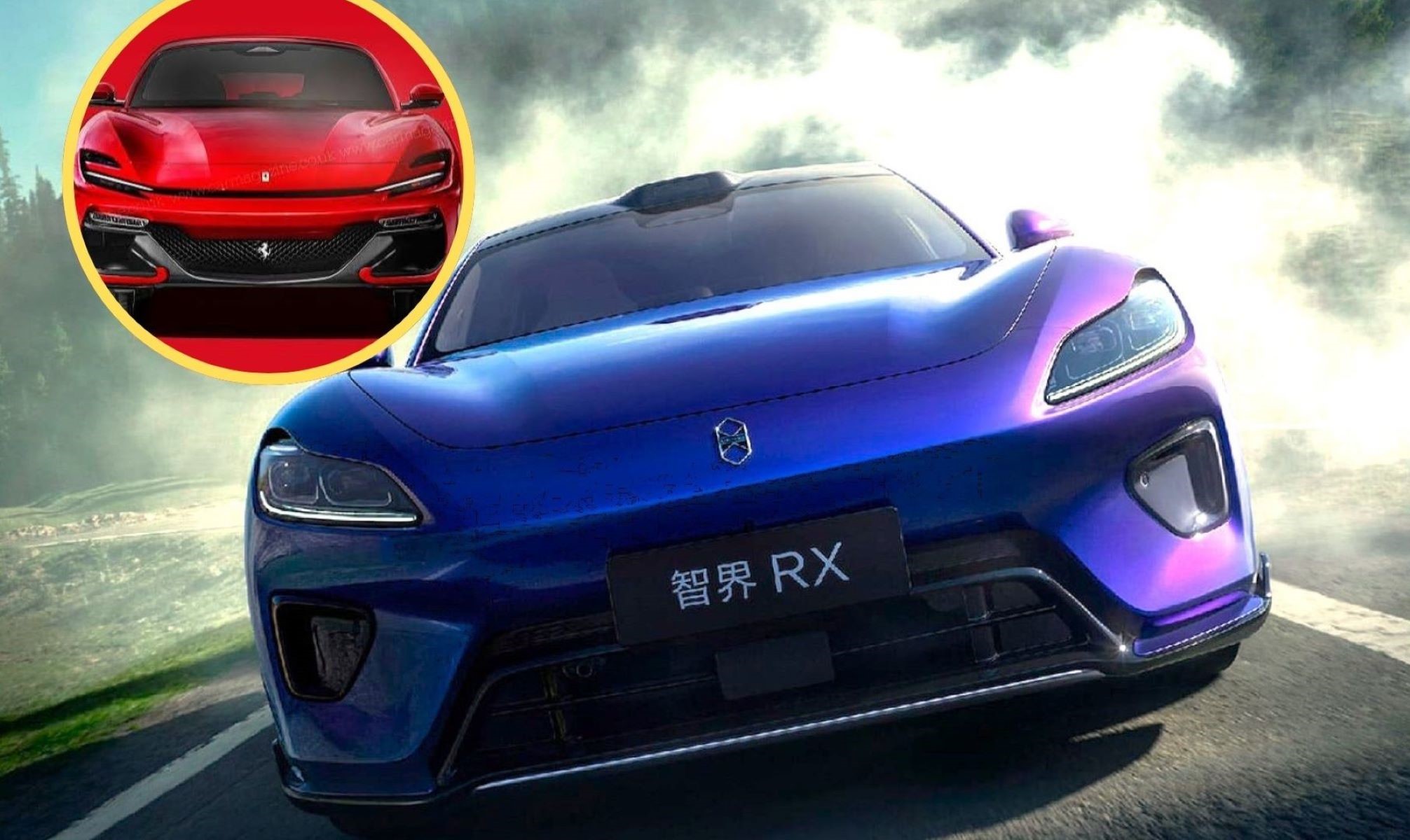 El dueño de OMODA junto con Huawei acaba de lanzar un nuevo SUV eléctrico que no sólo se parece a Ferrari por sus 594 CV...