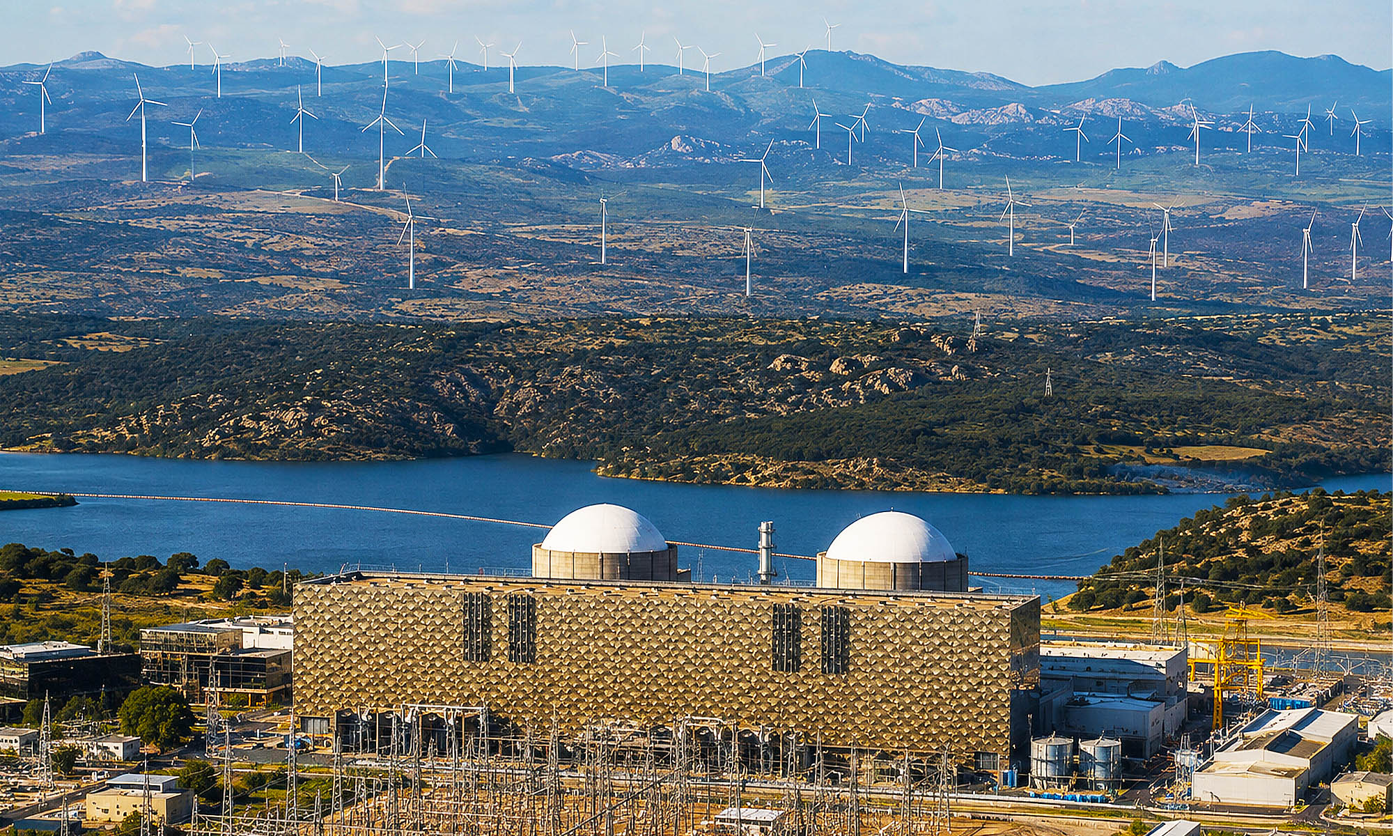 central nuclear almaraz aerogeneradores españa 1