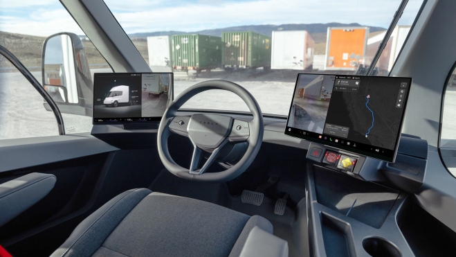 tesla semi interior tesla semi interior