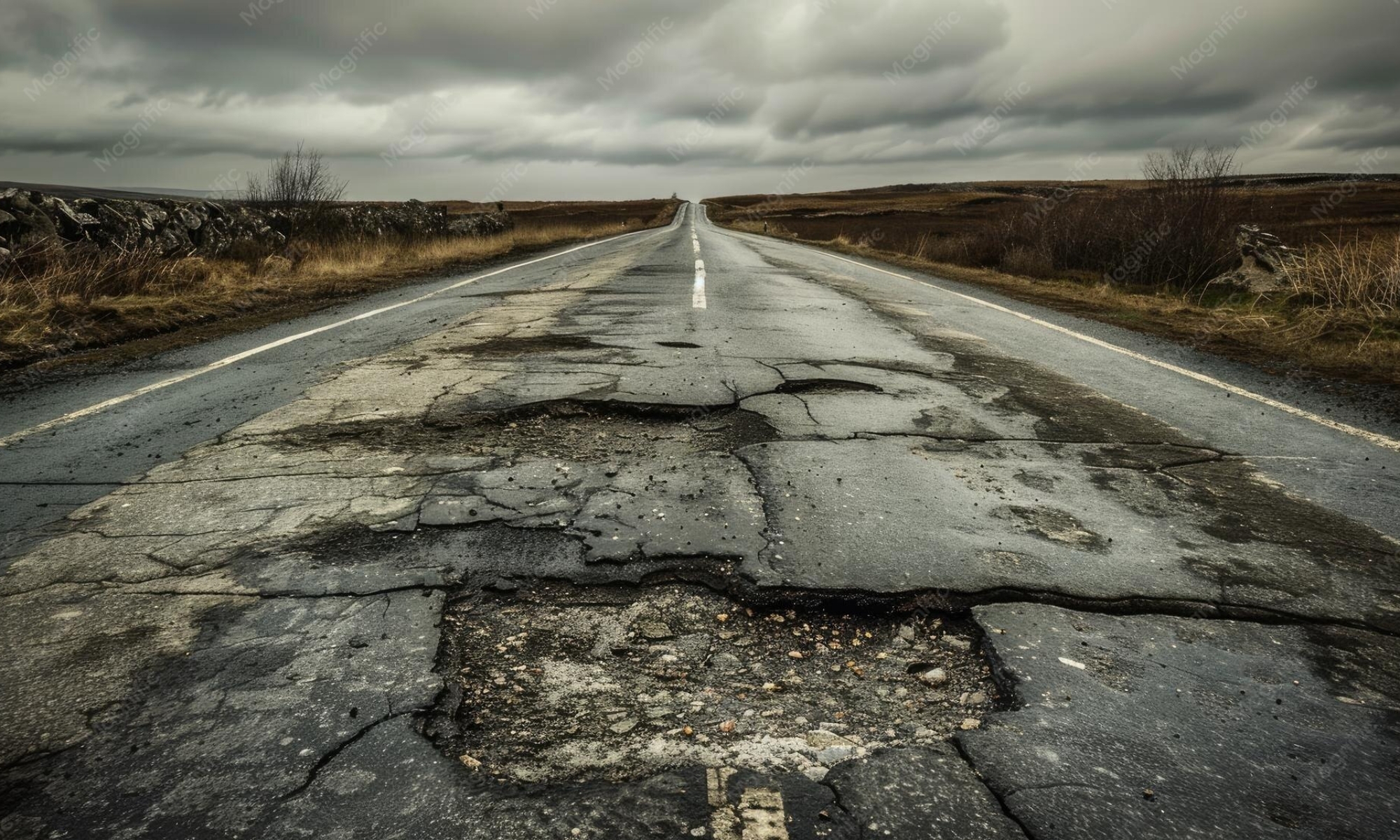 En líneas generales el estado de las carreteras deja bastante que desear.