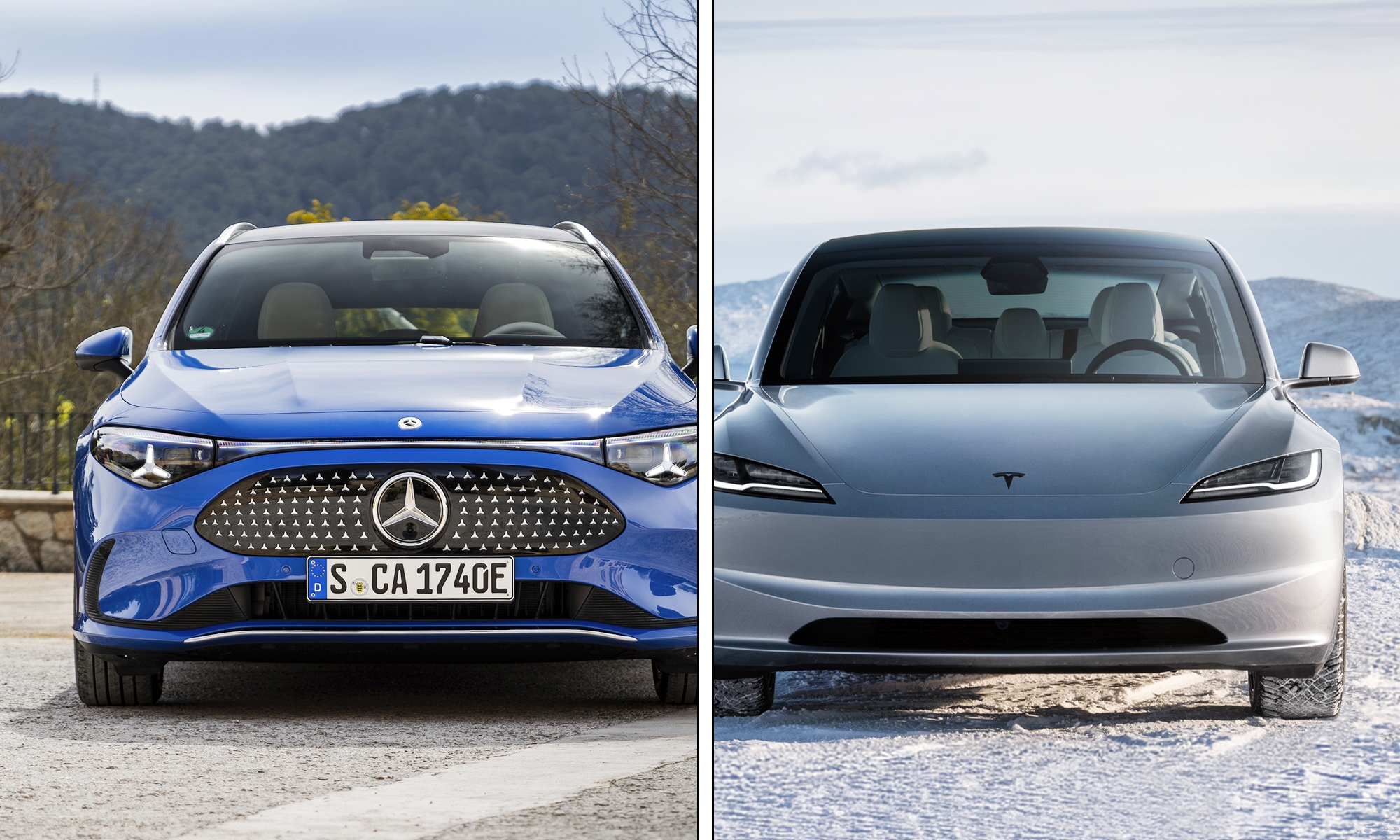 ¿Es mejor un Tesla Model 3 o un Mercedes CLA eléctrico? Hora de analizarlos en profundidad.