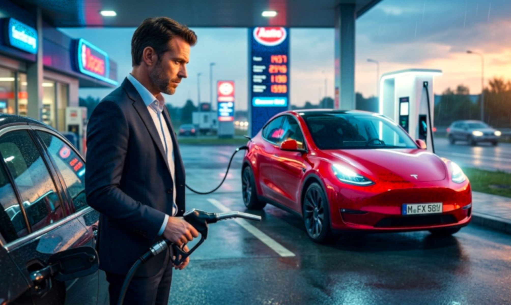 El mayor grupo de concesionarios de un país poco afín al coche eléctrico reconoce que la transición al mismo es un camino sin retorno. Gemini.