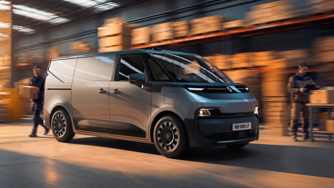 Renault Trafic E TECH Delantera Renault Trafic E TECH Delantera