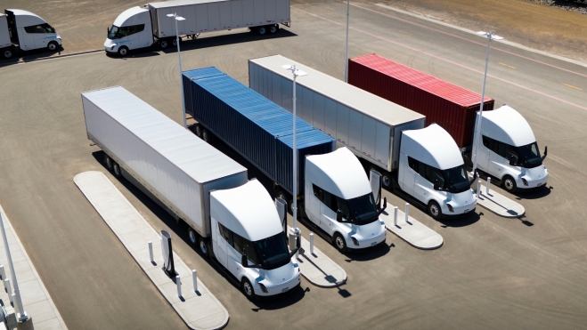 Tesla Semi Cargadores Tesla Semi Cargadores