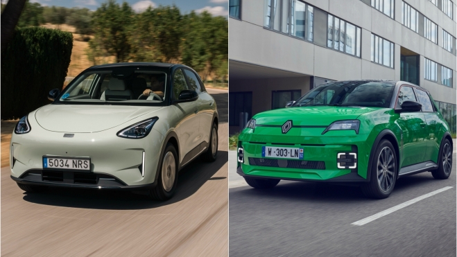 Renault 5 vs Geely E2 00 Renault 5 vs Geely E2 00