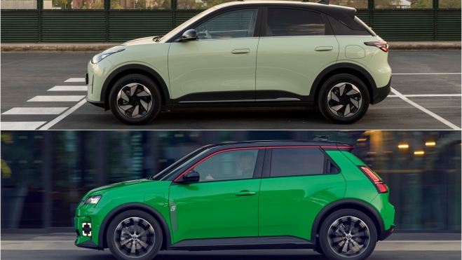 Renault 5 vs Geely E2 02 Renault 5 vs Geely E2 02