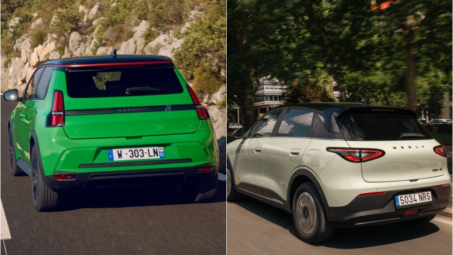 Renault 5 vs Geely E2 03 Renault 5 vs Geely E2 03