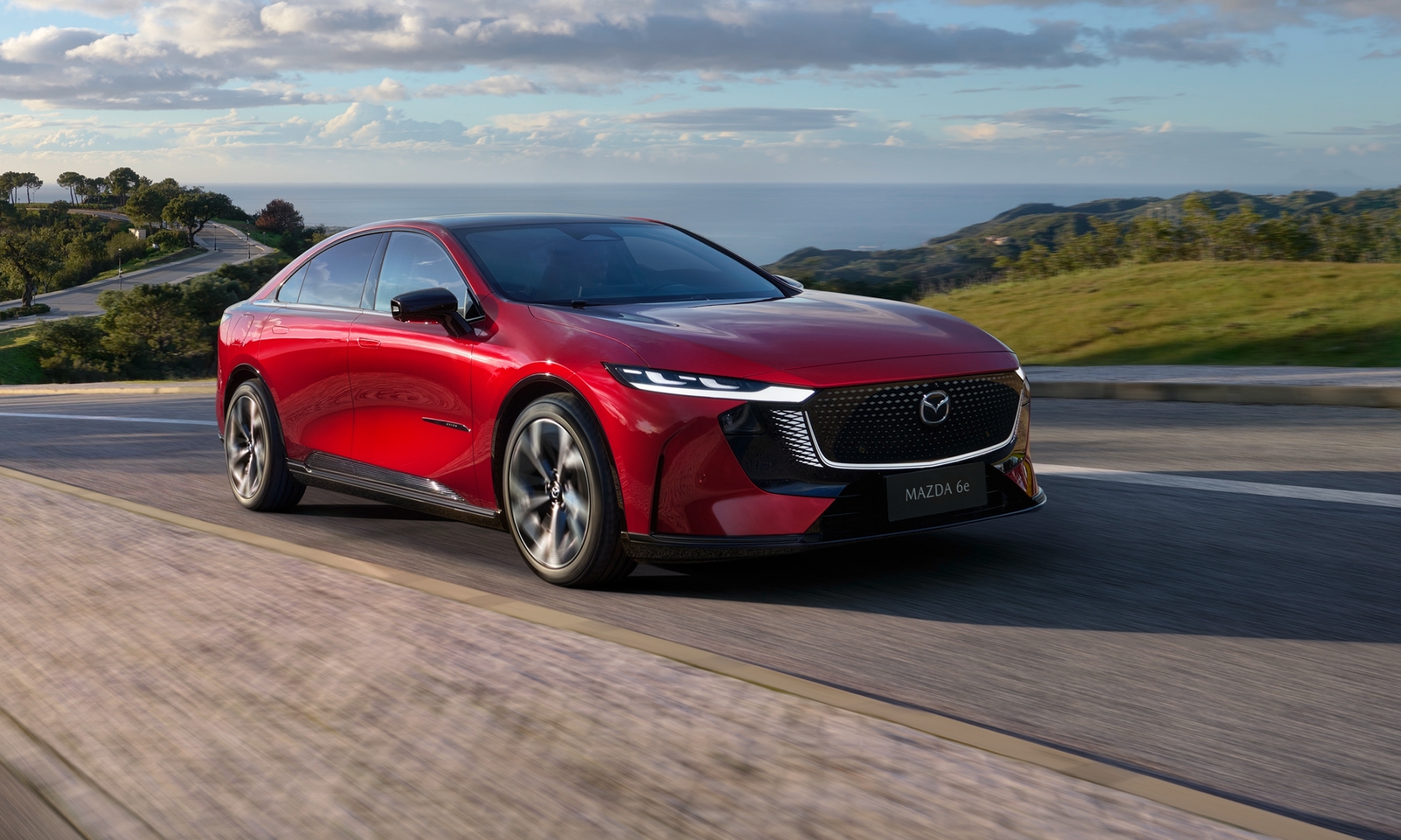 El Mazda6e siempre ha destacado por su elegante figura.