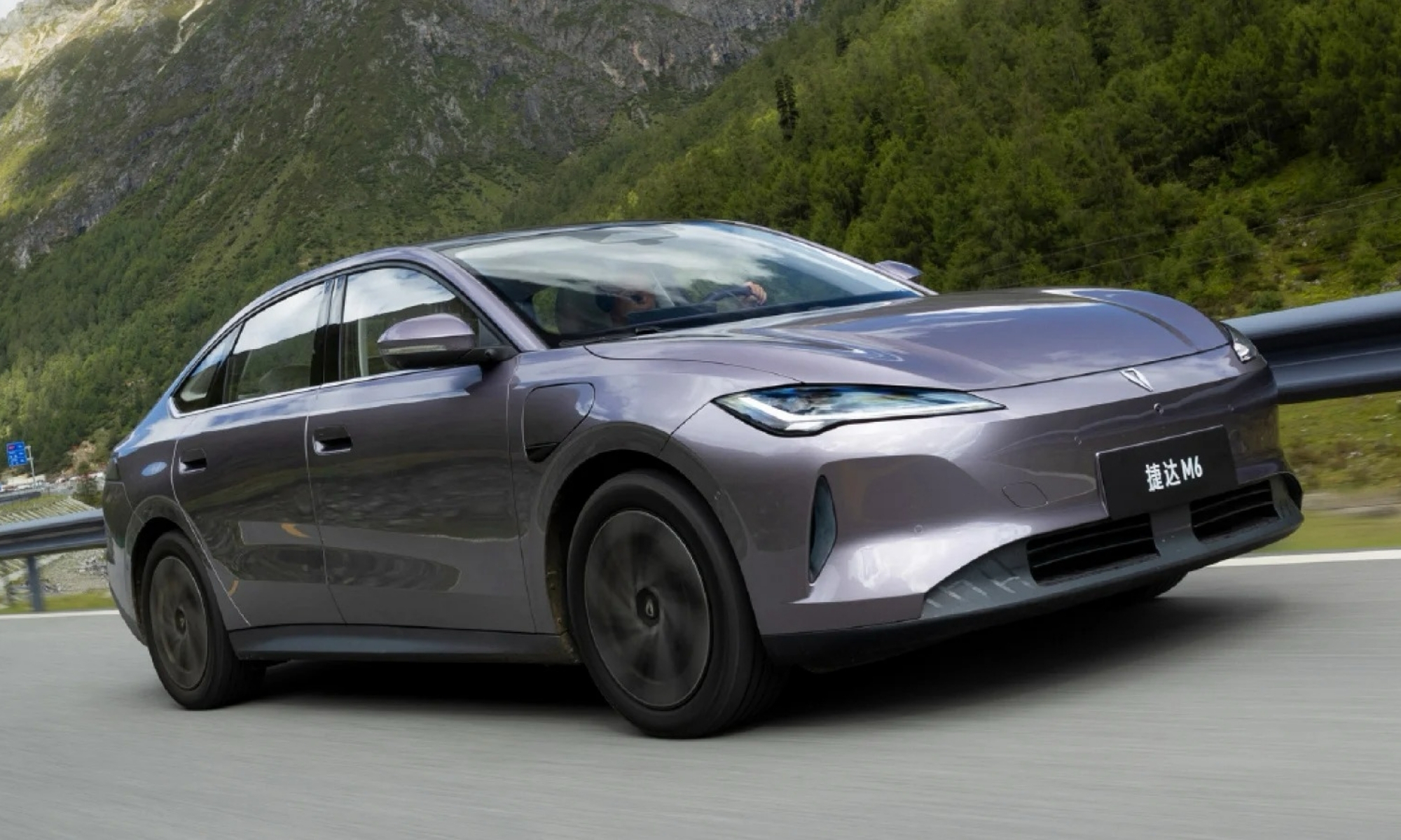 El Jetta M6 guarda cierto parecido con el Tesla Model 3.