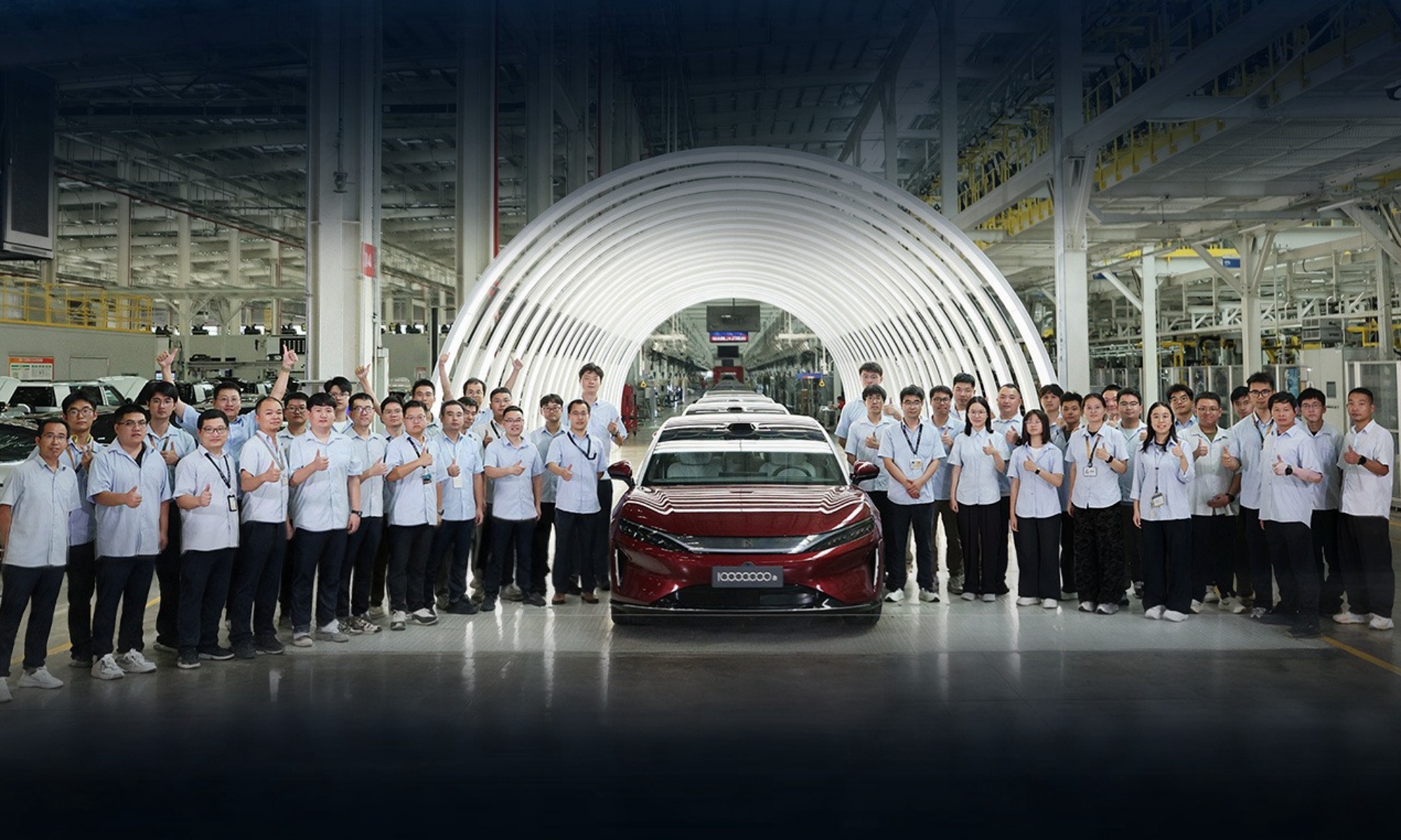 Uno de los nuevos BYD Han se ha convertido en la unidad 10 millones de la serie Dynasty.