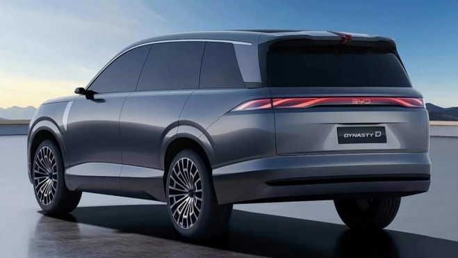 BYD Dynasty D Concept Trasera BYD Dynasty D Concept Trasera
