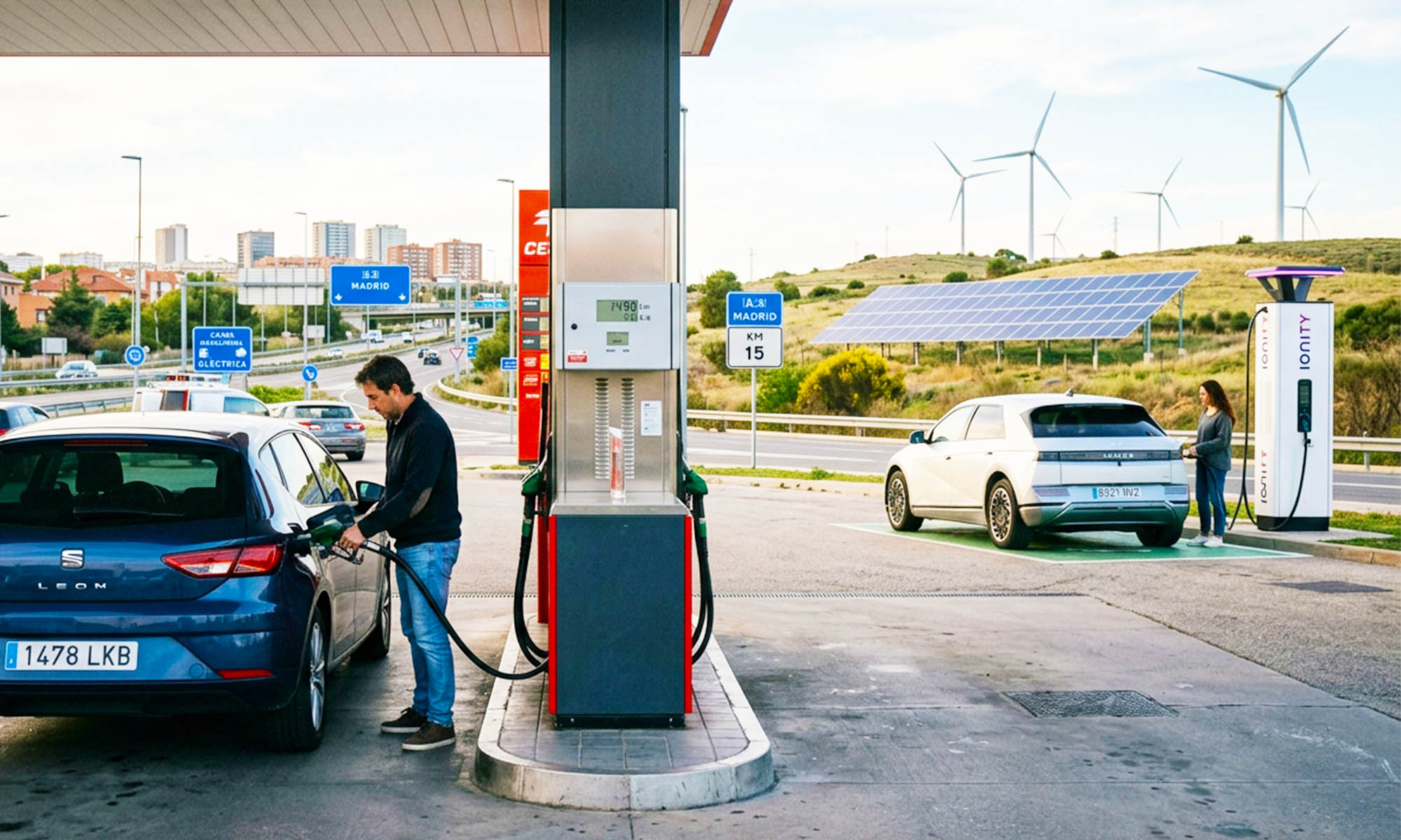 gasolina diesel electricidad guerra ayudas gobierno 1