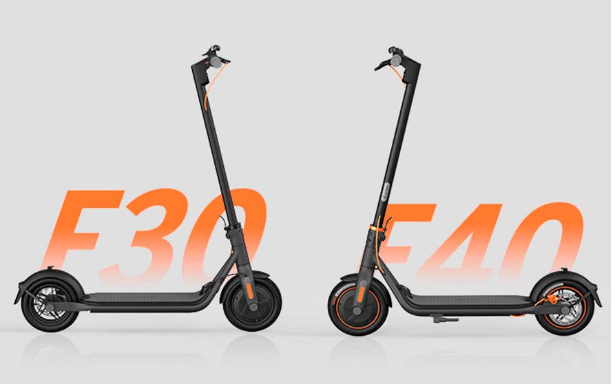  El Ninebot F30 y el Ninebot F40 están disponibles a través de la plataforma Indiegogo. 