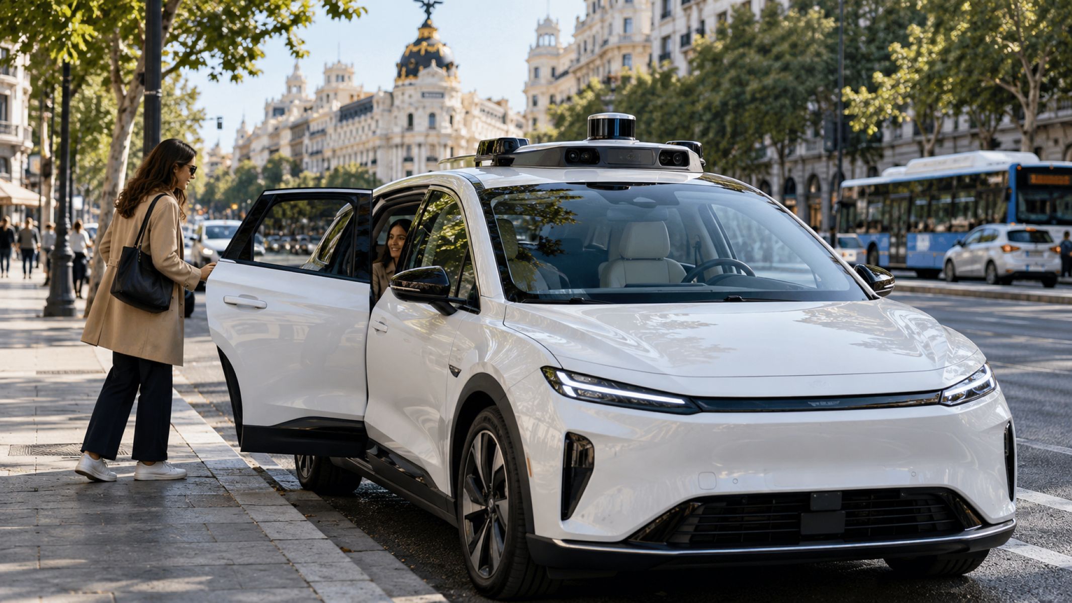El vehículo autónomo es la tecnología que permite ofrecer el servicio de transporte autónomo.
