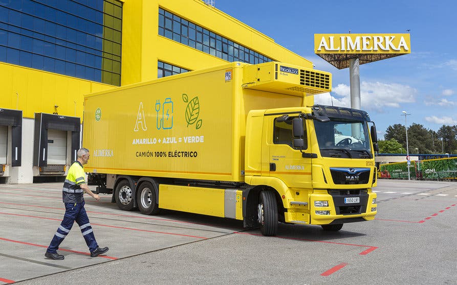  Alimerka adquiere el primer camión 100% eléctrico de MAN vendido en España. 