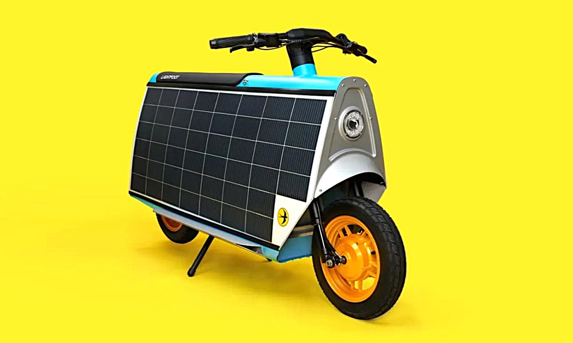 Tiene un diseño poco convencional, pero podrás olvidarte de ello si consigues moverte casi sin pagar... gracias al sol.