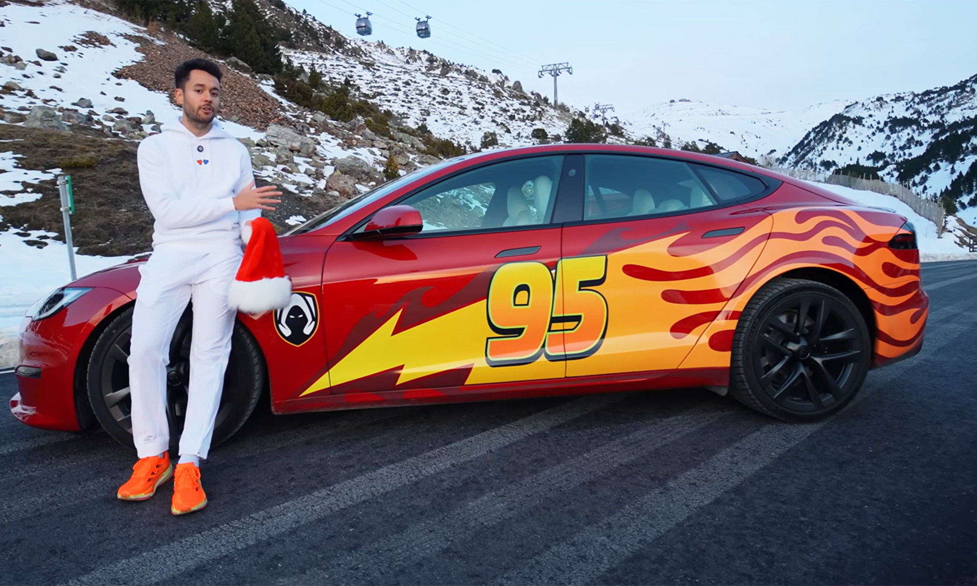 youtuber the grefg multado rifa sorteo tesla model s 1