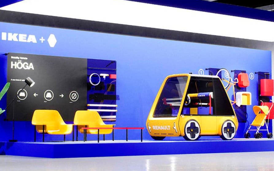  Así se vendería en Ikea el Renault Höga, un coche eléctrico que se monta en casa como un mueble. 