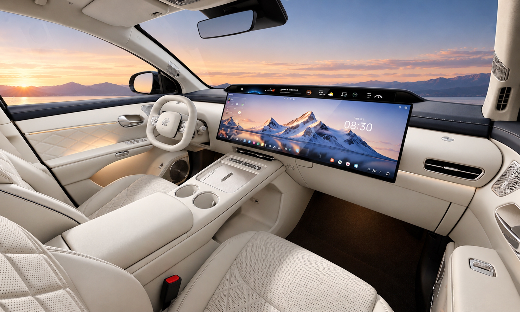 BYD presenta su nuevo diseño interior con más tecnología que nunca.