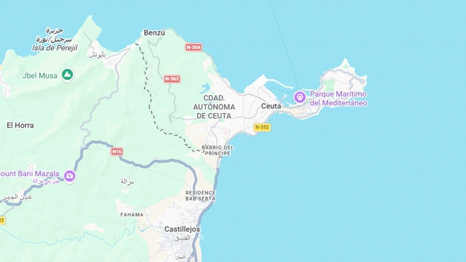 google maps multa sancion ceuta melilla territoros disputa marruecos espana