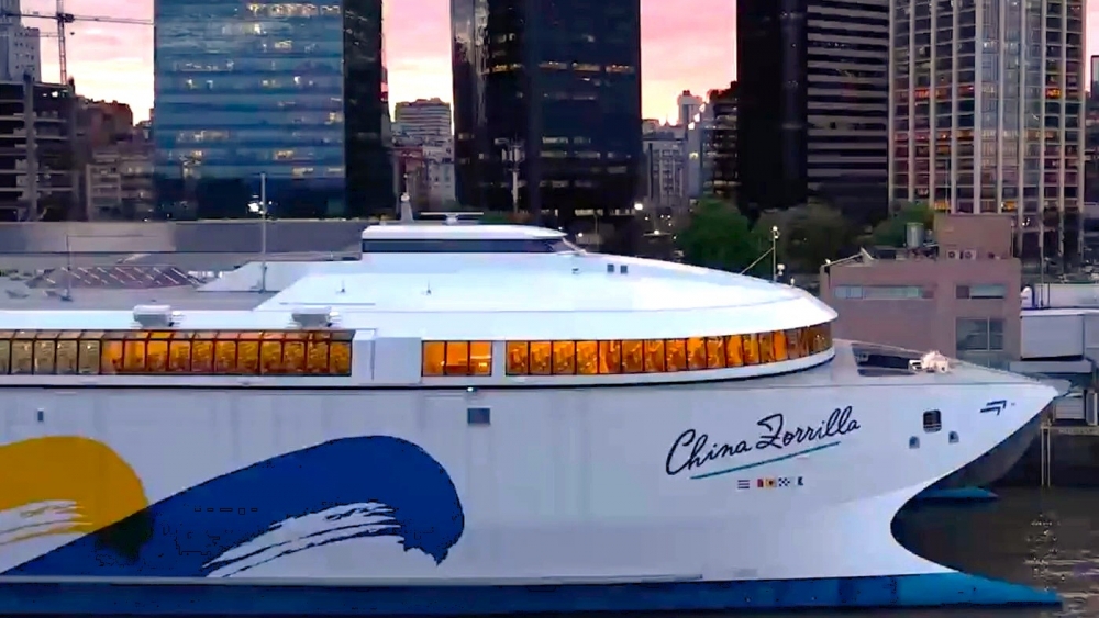 China zorrilla 130 metros 250 toneladas baterías mayor barco eléctrico mundo navega Argentina Uruguay (100) China zorrilla 130 metros 250 toneladas baterías mayor barco eléctrico mundo navega Argentina Uruguay (100)