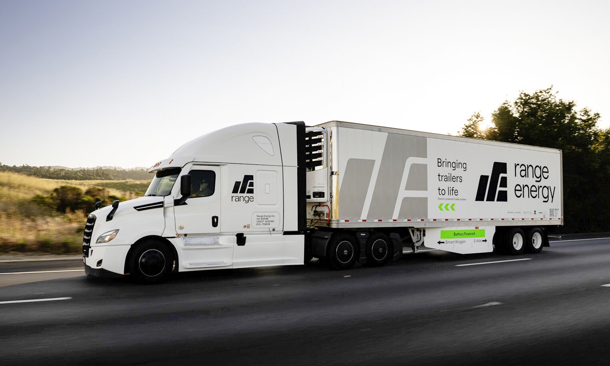 Range Energy presenta su eTrailer con el que un camión diésel puede ahorrar hasta un 70% en la eficiencia.