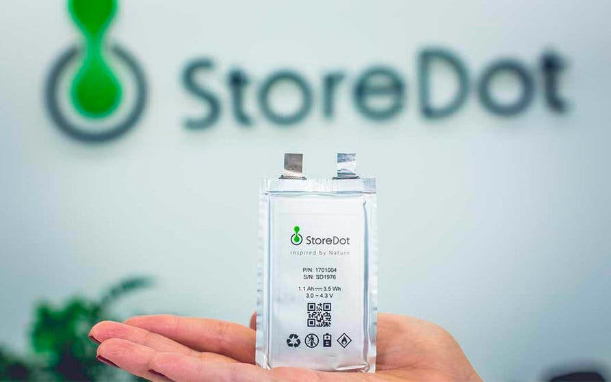  Las celdas de batería de litio de StoreDot con ánodo de silicio serán fabricadas en serie por la empresa china EVE Energy. 