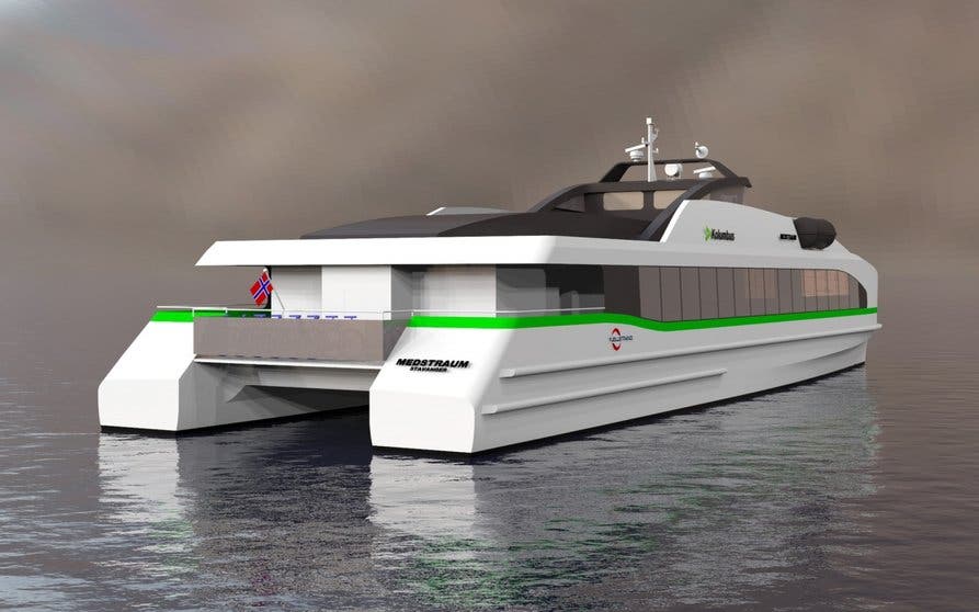  El nuevo ferry que operará en aguas noruegas será eléctrico y de alta velocidad 