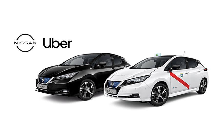  Uber acuerda con Nissan descuentos de hasta un 23% en vehículos eléctricos para conductores de taxi y VTC. 