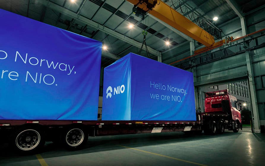  Las primeras estaciones de intercambio de baterías de NIO ya van camino a Noruega. 
