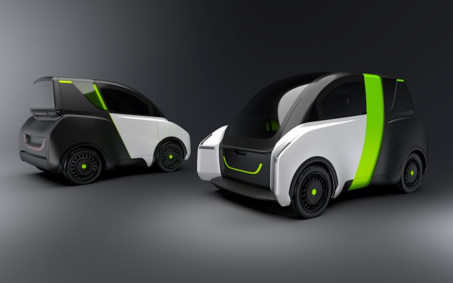  E-Miles Company presenta un coche eléctrico extensible. 