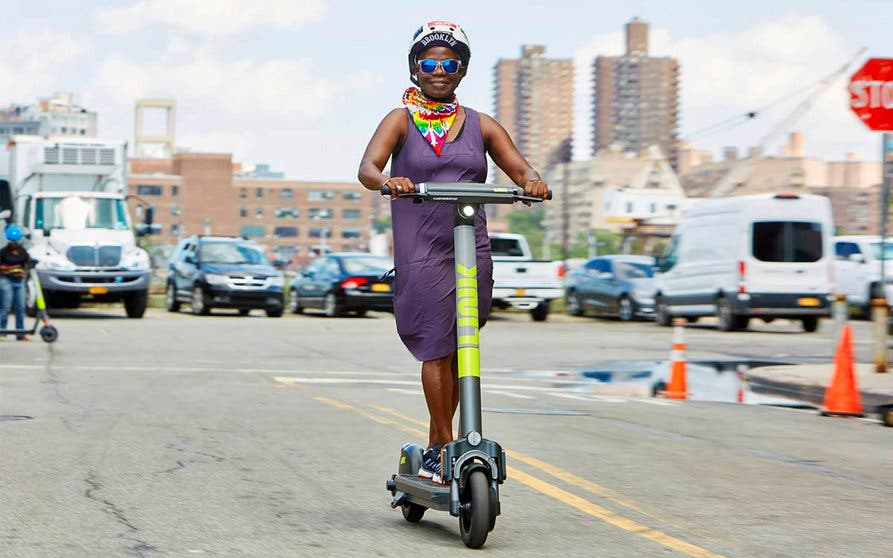  El sistema Pedestrian Defense se integra inicialmente en los patinetes eléctricos compartidos de Link. Foto: Superpedestrian. 