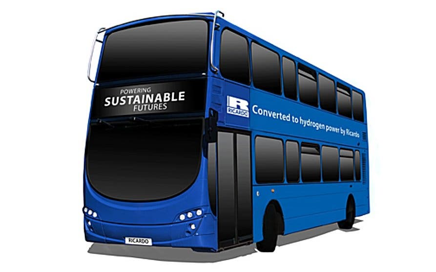  Convertir autobuses diésel en autobuses de hidrógeno, el último objetivo de Ricardo 