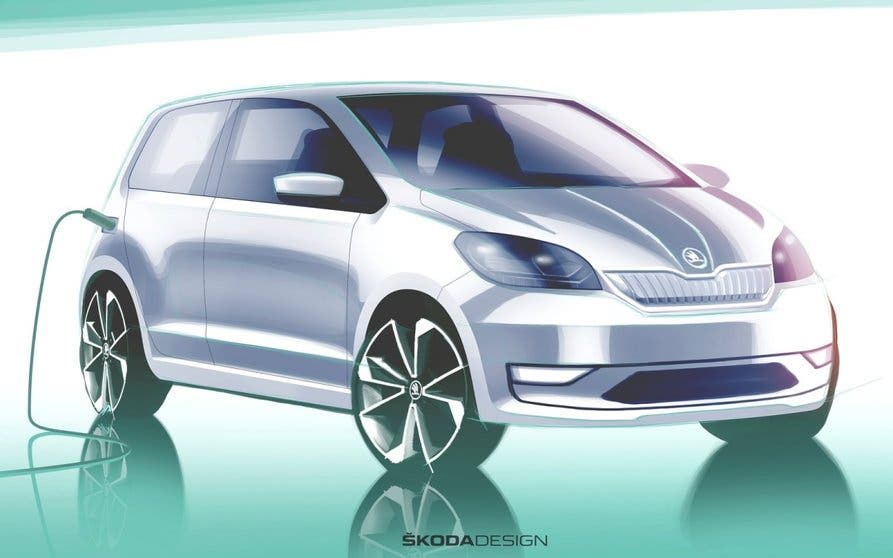  En la imagen: un boceto del Skoda Citigo iV 