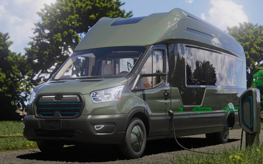  Thor Vision Vehicle, una autocaravana eléctrica con extensor de rango de hidrógeno que ofrece un primer vistazo de la hoja de ruta de Thor hacia la futura electrificación y la integración tecnológica. 