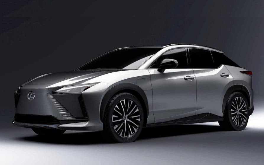  Lexus muestra más imágenes del Lexus RZ 450 eléctrico. 