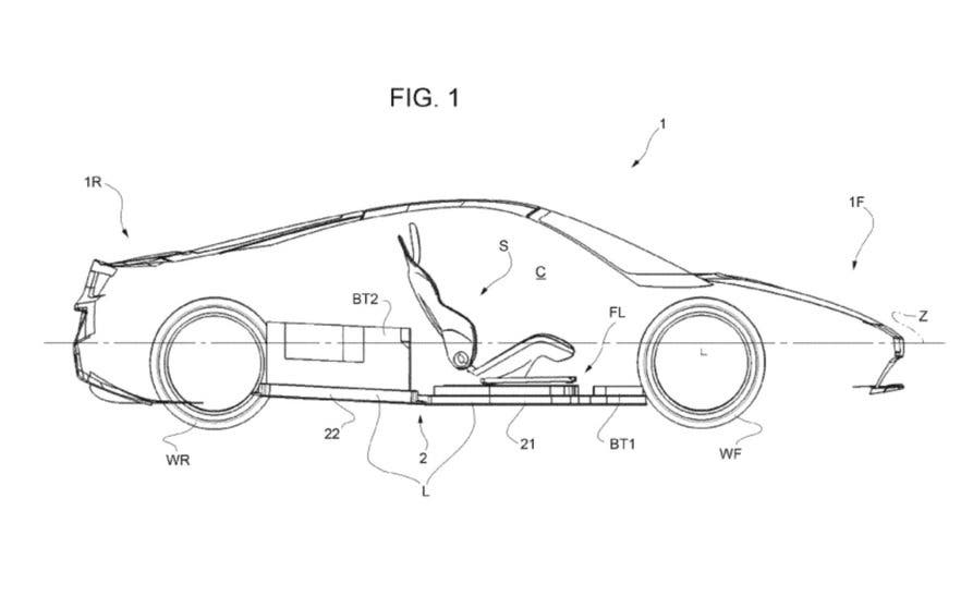  Ferrari registra la patente de su primer coche eléctrico y revela secretos interesantes 