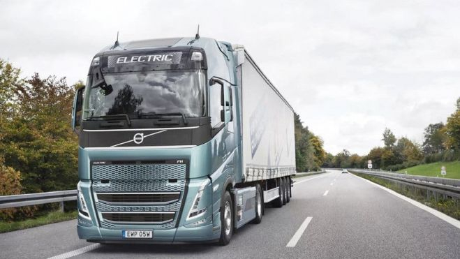 Camión eléctrico de Volvo Trucks. Camión eléctrico de Volvo Trucks.