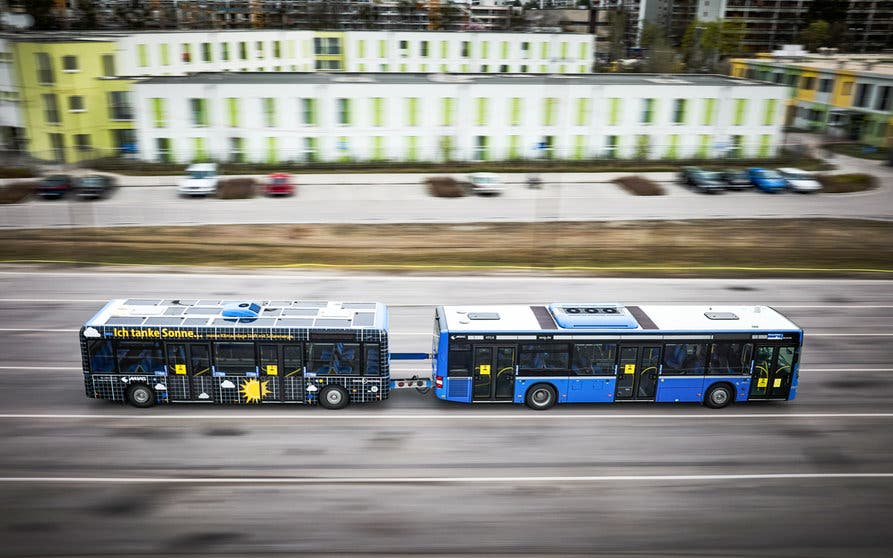  Múnich pondrá a prueba el primer autobús con placas solares de Sono Motors 