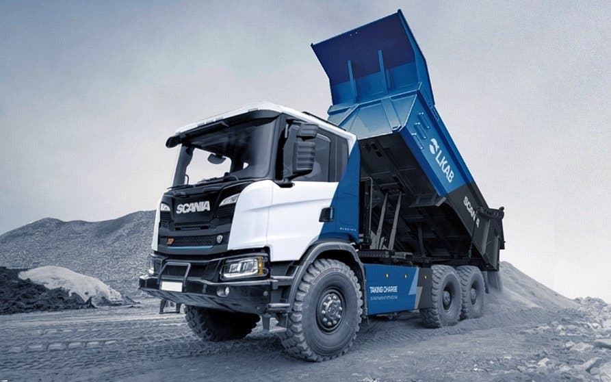  Este Scania Heavy Tipper eléctrico empieza a trabajar en una mina de hierro 