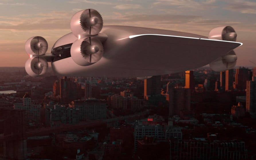  La startup de Nueva York Kelekona, propone un servicio de autobús aéreo eVTOL para el transporte masivo capaz de albergar a 40 personas y volar largas distancias. 