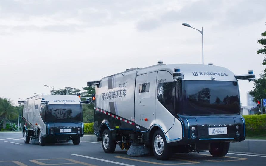  WeRide y Yotung Group son las compañías detrás de este camión eléctrico y autónomo 