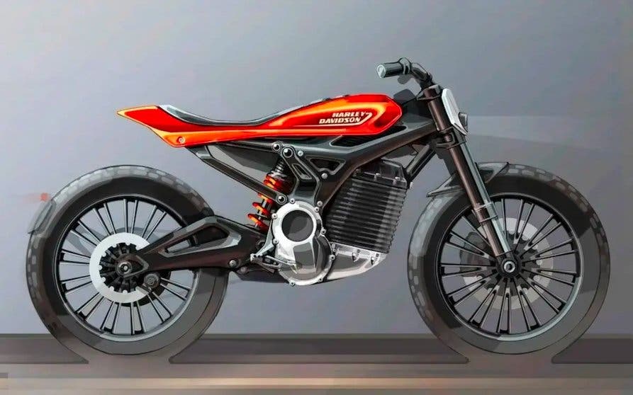  La nueva Livewire Del Mar eléctrica tendrá estética de moto "dirt track". 