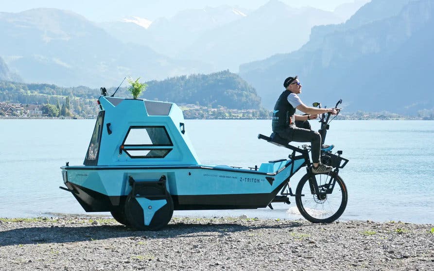  No busques más, este es el vehículo eléctrico más raro que verás hoy: el anfibio BeTriton 
