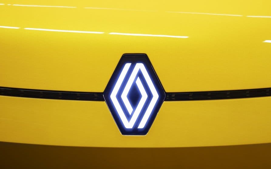  Logo de la firma en el Renault 5 eléctrico conceptual. 