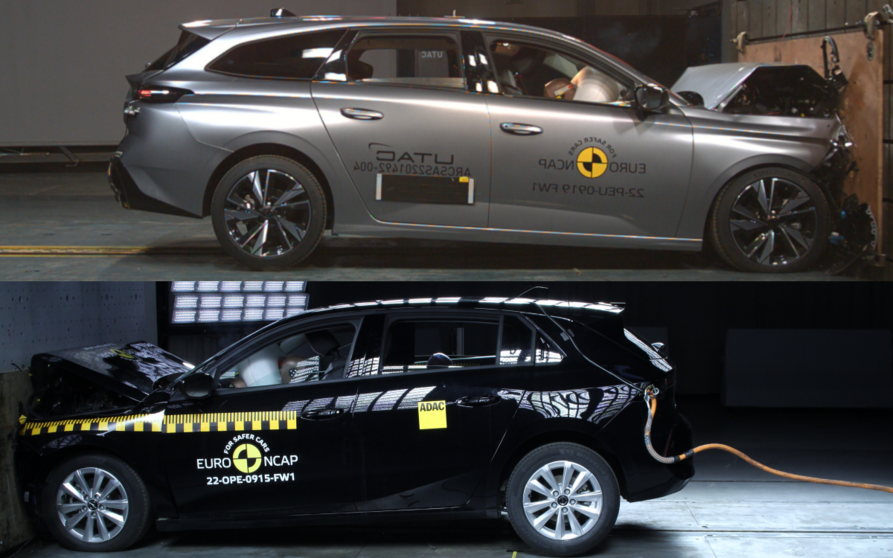  Opel Astra y Peugeot 308 se dejan una estrella Euro NCAP, ¿qué ha fallado? 