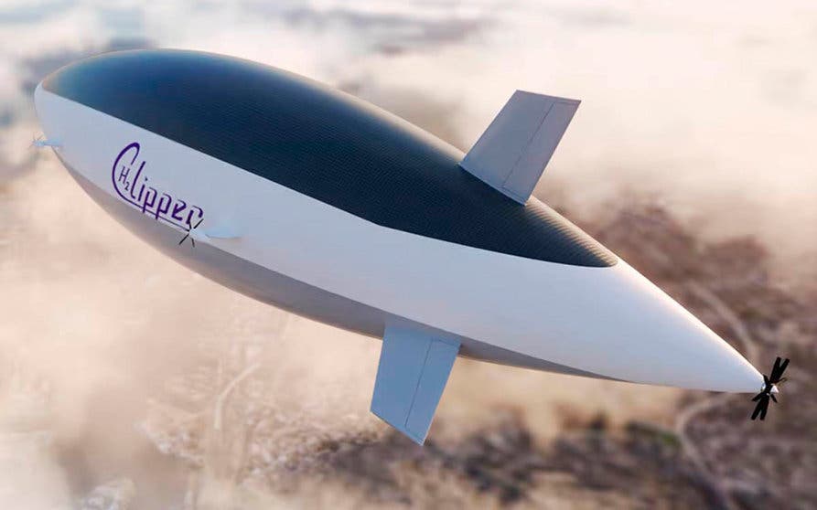  El dirigible eléctrico alimentado y sustentado por hidrógeno de H2 Clipper es más barato que los aviones, más rápido que los barcos, y tiene un alcance prácticamente ilimitado y una excelente flexibilidad operativa. 