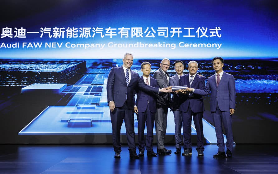  Audi celebra la plantación de la primera piedra en su próxima fábrica de eléctricos en China 