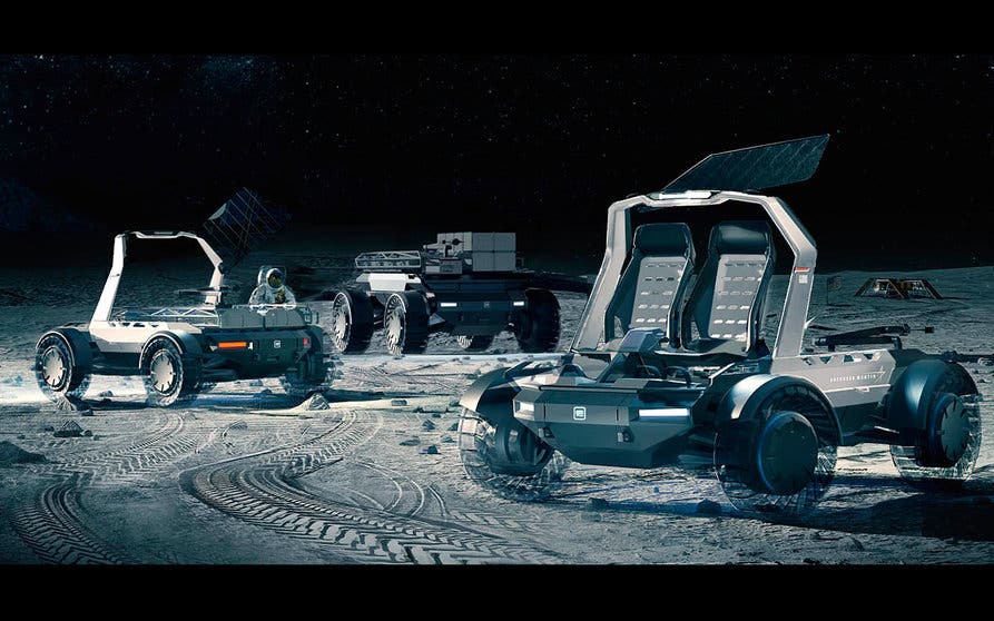  Junto a Lockheed Mart, General Motors diseña un rover lunar eléctrico con tecnología Ultium que tratará de ser el elegido por la NASA para sus próximas misiones lunares Artemis. 